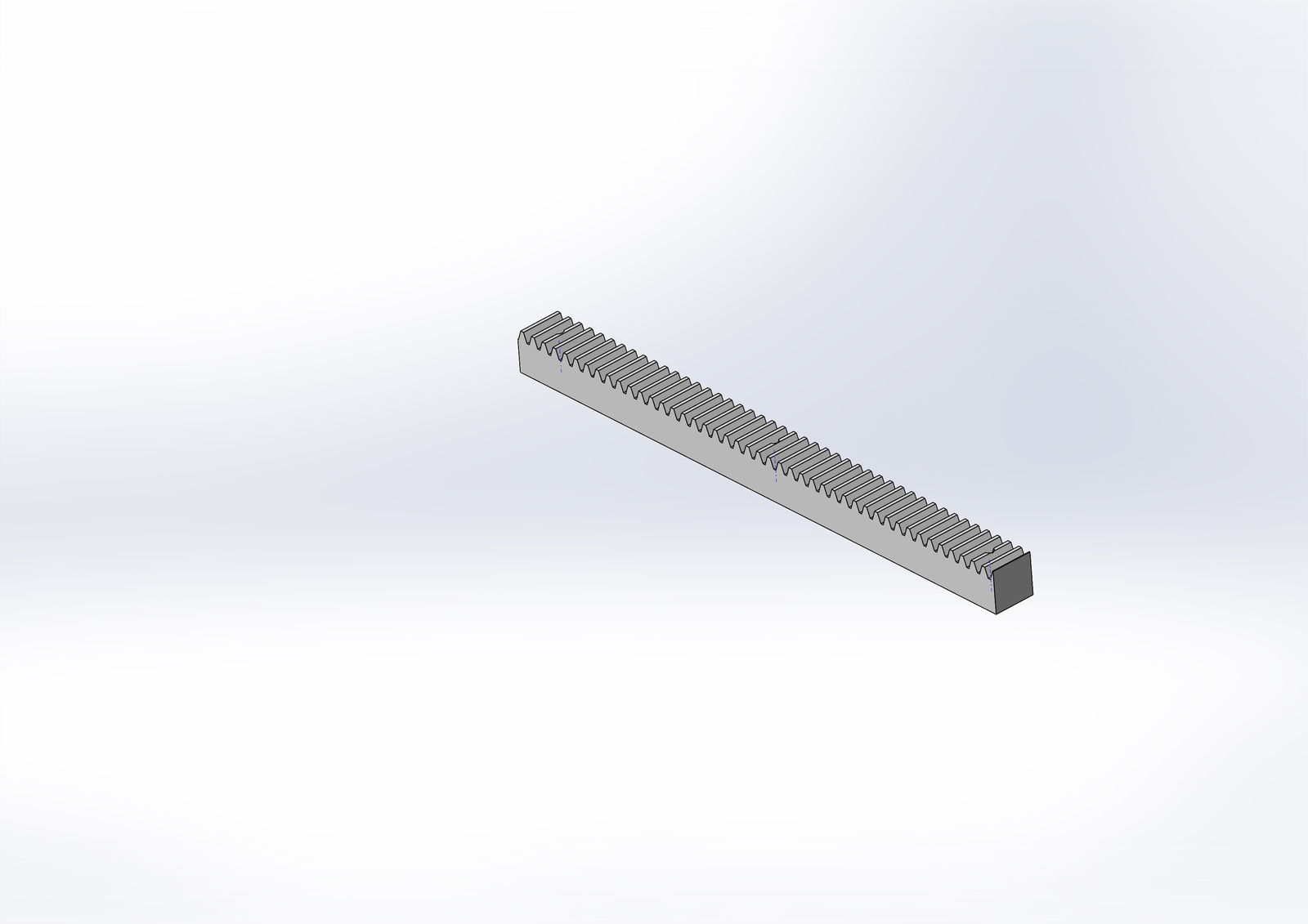Cogwheel M3 30x30x418mm
